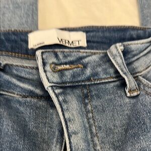 VERVET BY FLYING MONKEY Light Blue Ankle Jeans